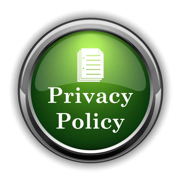 Privacy policy icon. Privacy policy website button on white background