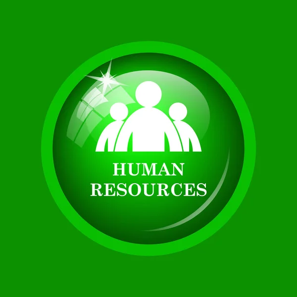 Ikona lidských zdrojů — Stock fotografie