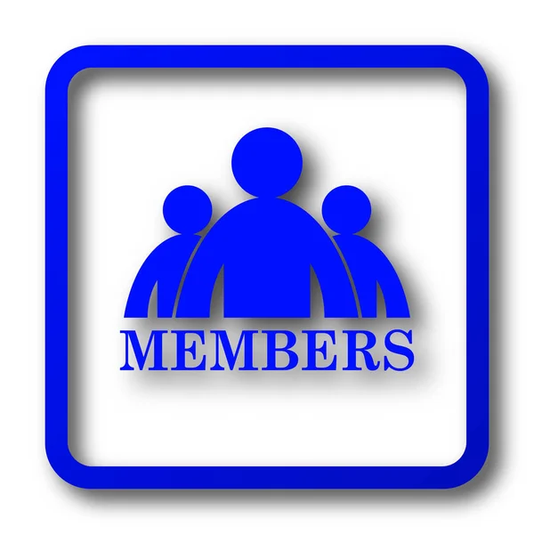 Members icon — Stock Photo, Image