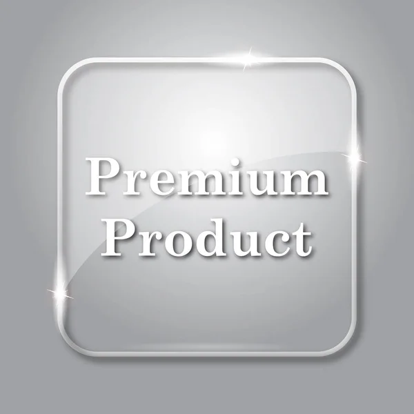 Premium Produktikonen Öppet Internet Knappen Grå Bakgrund — Stockfoto