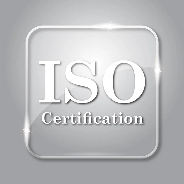 ISO certifiering ikonen — Stockfoto