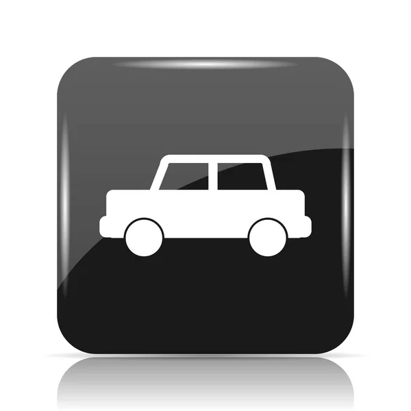 Het Pictogram Van Auto Internet Knop Witte Achtergrond — Stockfoto