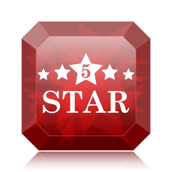 5 ikona hvězdičky — Stock fotografie