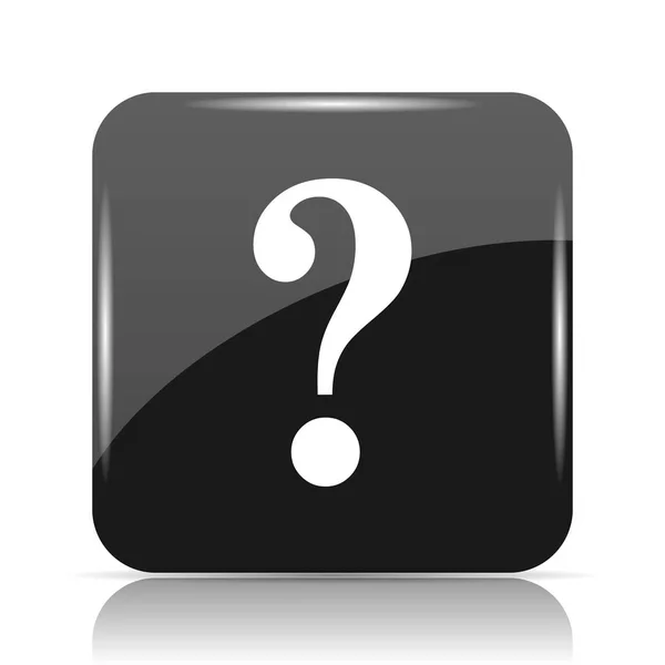 Question Mark Icon Internet Button White Background — Stock Photo, Image