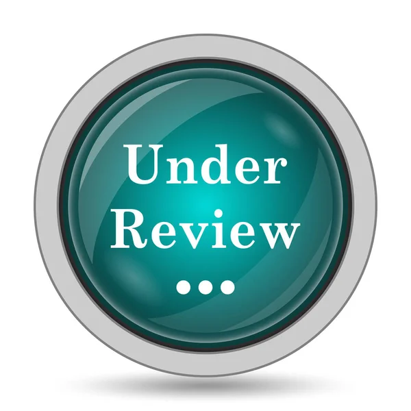 Review Icon Website Button White Background — Stock Photo, Image