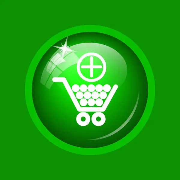 Add to shopping cart icon — Stock Photo, Image