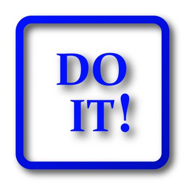 Simge yapmak. Web sitesi yapmak beyaz arka plan üzerinde düğme.