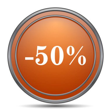 yüzde 50 indirim simgesi