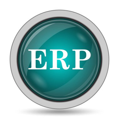 ERP kutsal kişilerin resmi, beyaz arka plan üzerinde Web sitesi düğmesini