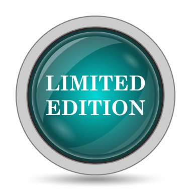 Limited edition kutsal kişilerin resmi, beyaz arka plan üzerinde Web sitesi düğmesini