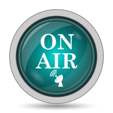 Hava üstünde kutsal kişilerin resmi, beyaz arka plan üzerinde Web sitesi düğmesini