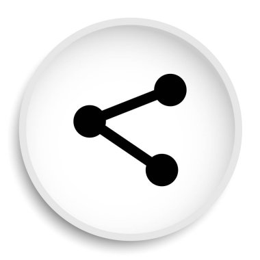 Sosyal medya kutsal kişilerin resmi web sitesi düğme beyaz arka plan üzerinde. 