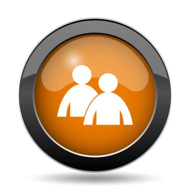 Danışmanlık simgesi. Beyaz arka plan üzerinde danışmanlık Web sitesi düğmesini