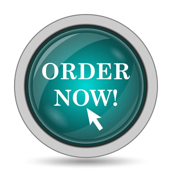 Order Now Icon Website Button White Background — Stock Photo, Image