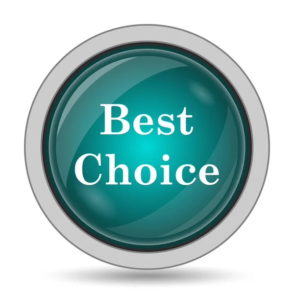 Icono Mejor Opción Botón Del Sitio Web Sobre Fondo Blanco —  Fotos de Stock