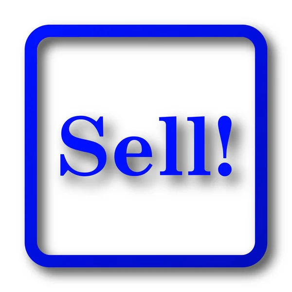 Sell Icon Sell Website Button White Background — Stock Photo, Image