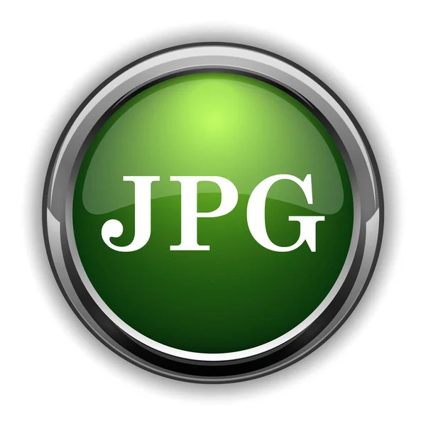 Ícone Jpg Botão Site Jpg Fundo Branco — Fotografia de Stock