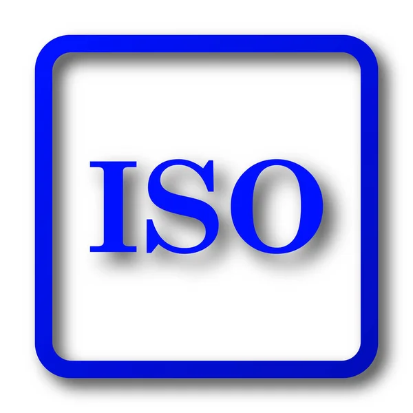 Iso Icon Iso Website Button White Background — Stock Photo, Image
