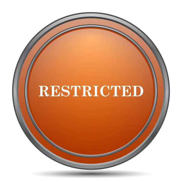 Restricted icon — Stock Photo, Image