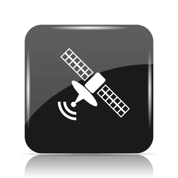 Symbol Anteny Przycisk Internet Białym Tle — Zdjęcie stockowe