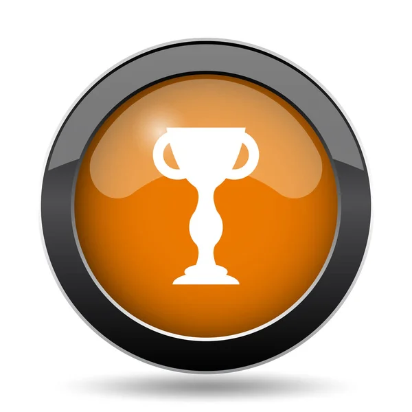 Winners cup icon. Winners cup website button on white background