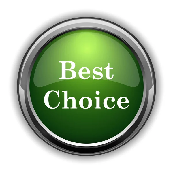 Ícone Melhor Escolha Melhor Botão Site Escolha Fundo Branco — Fotografia de Stock