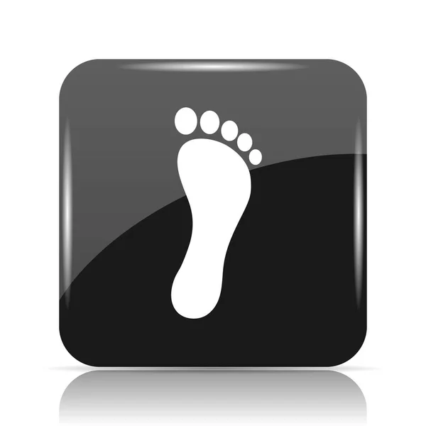 Icono de huella de pie — Foto de Stock