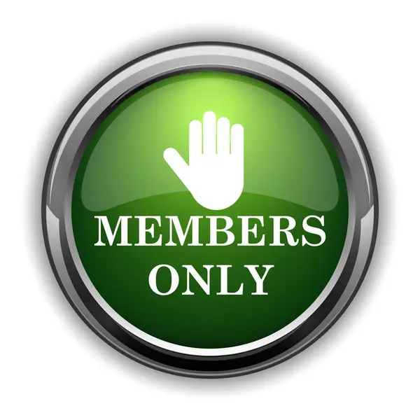 Members only icon0 — Stock Photo, Image