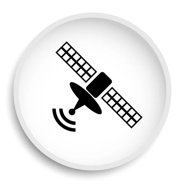アンテナのアイコン 白い背景の上のアンテナ サイト ボタン — ストック写真
