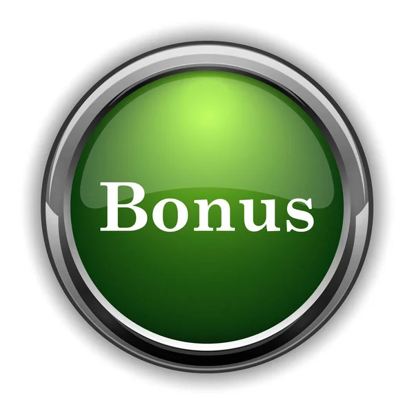 Бонус Значок Бонусна Кнопка Веб Сайту Білому Тлі — стокове фото