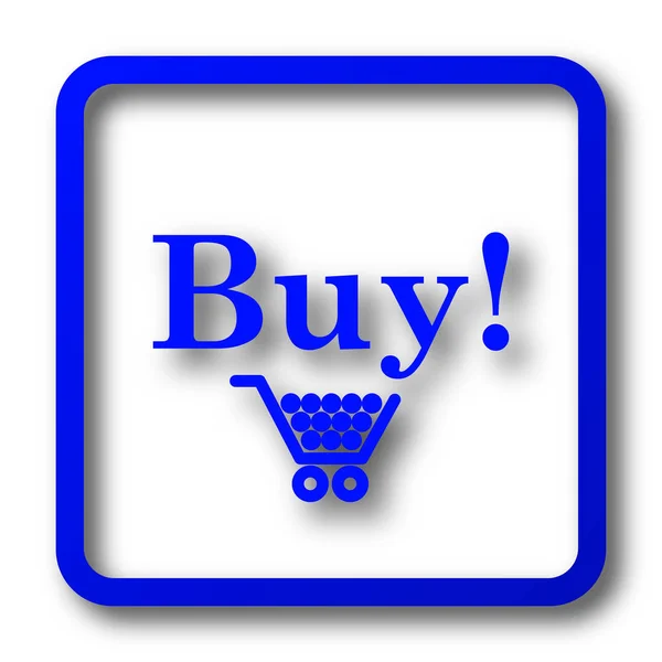 Buy icon. Buy website button on white background.