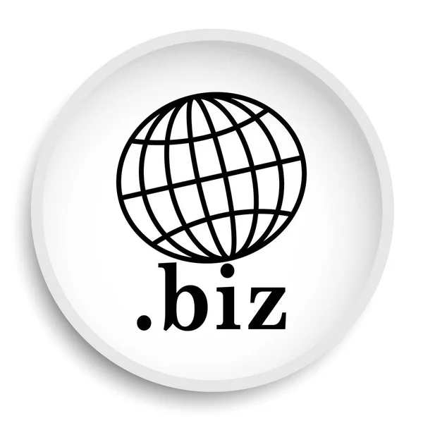 Biz Icon Website Button Auf Weißem Hintergrund — Stockfoto
