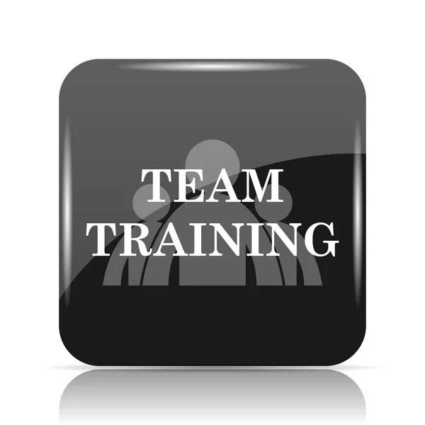 Team Training Icon Internet Button White Background — Stock Photo, Image