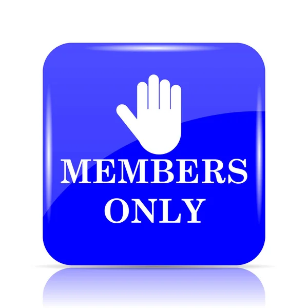 Members only icon — Stock Photo, Image