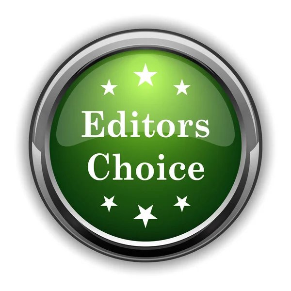 Editors choice icon. Editors choice website button on white background