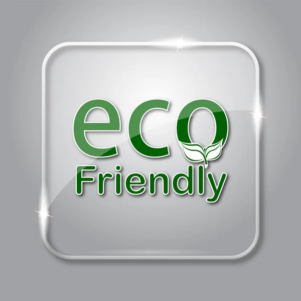 Eco friendly ikonen — Stockfoto