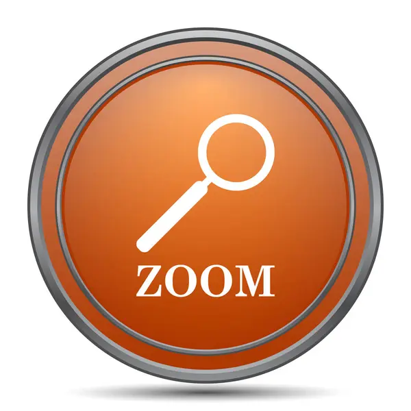 Zoom s ikonou lupy — Stock fotografie