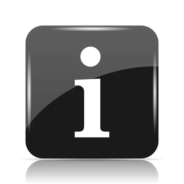 Info Icon Internet Button White Background — Stock Photo, Image