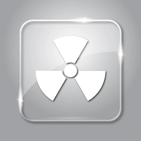 Icono Radiación Botón Internet Transparente Sobre Fondo Gris —  Fotos de Stock