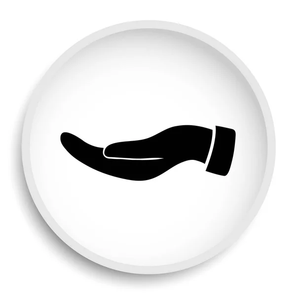 Kutsal Kişilerin Resmi Web Sitesi Düğme Beyaz Arka Plan Üzerinde — Stok fotoğraf