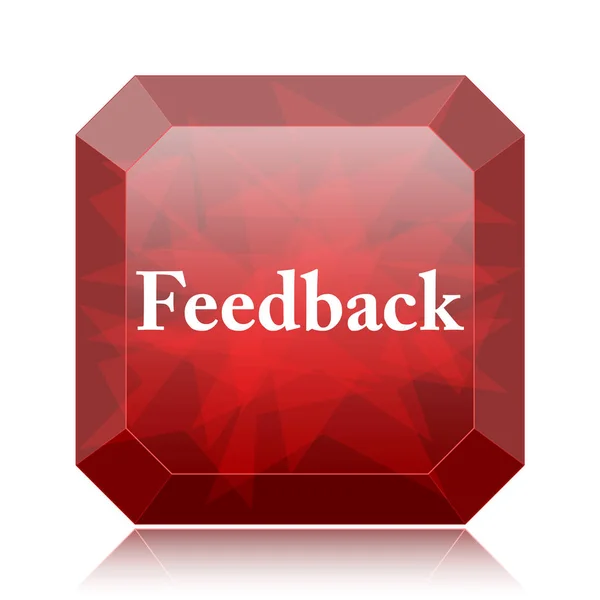 Ícone de feedback — Fotografia de Stock