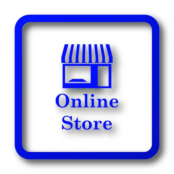 Icono de tienda online — Foto de Stock