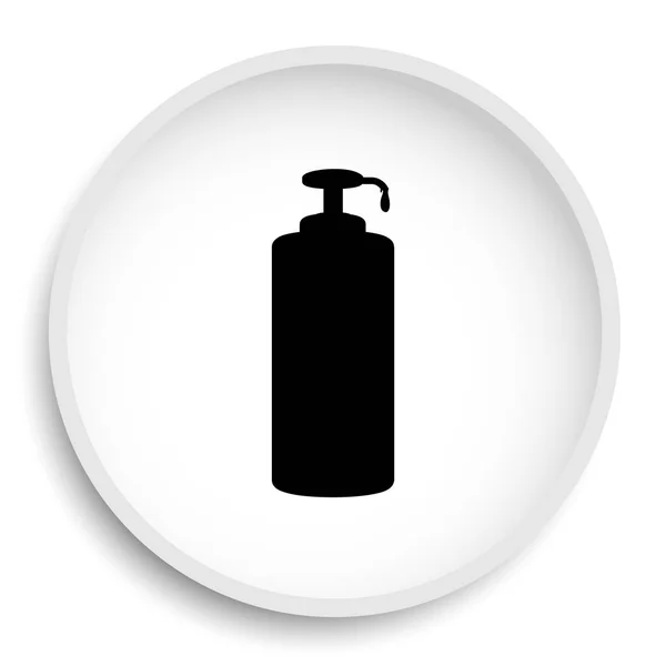 Εικονίδιο Σαπούνι Σαπούνι Ιστοσελίδα Κουμπί Λευκό Φόντο — Φωτογραφία Αρχείου