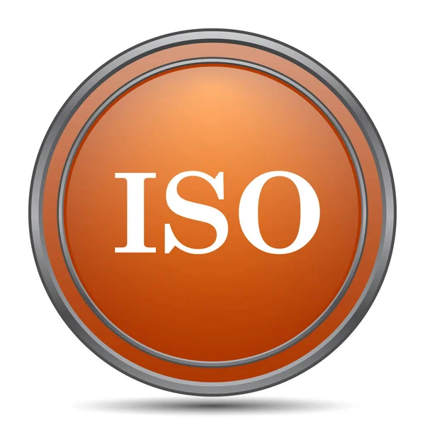 Iso Symbol Orange Internet Taste Auf Weißem Hintergrund — Stockfoto