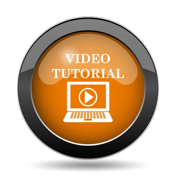 Icono Video Tutorial Video Tutorial Botón Del Sitio Web Sobre —  Fotos de Stock
