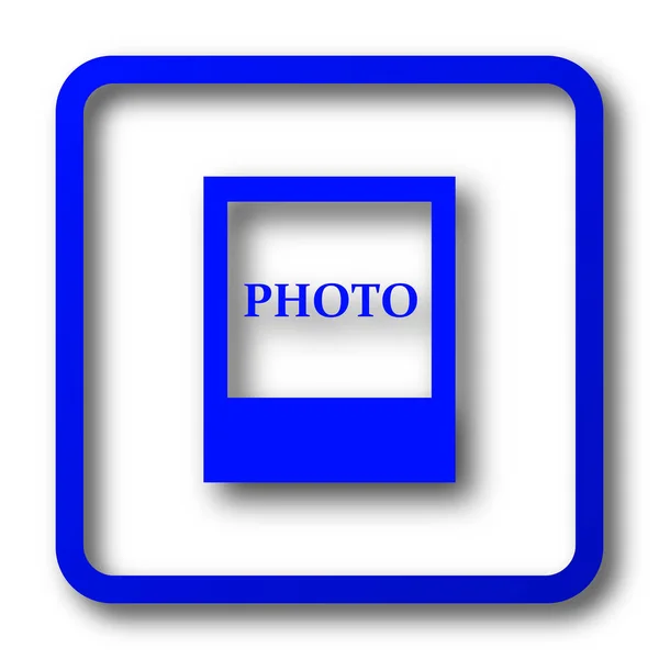 Foto Symbol Foto Website Taste Auf Weißem Hintergrund — Stockfoto