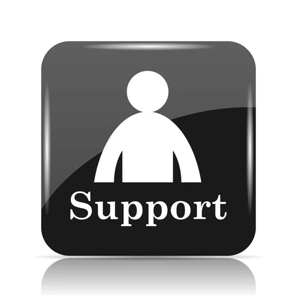 Unterstützungssymbol Internet Taste Auf Weißem Hintergrund — Stockfoto