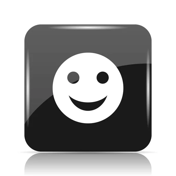 Smiley Symbol Internet Taste Auf Weißem Hintergrund — Stockfoto