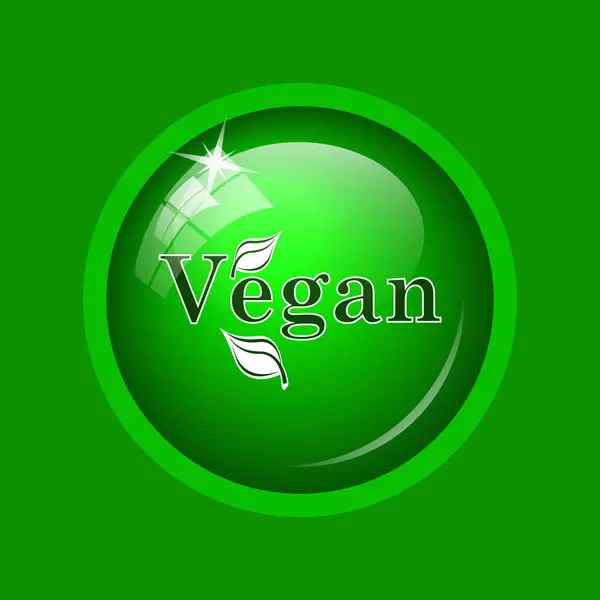 Ícone vegan — Fotografia de Stock
