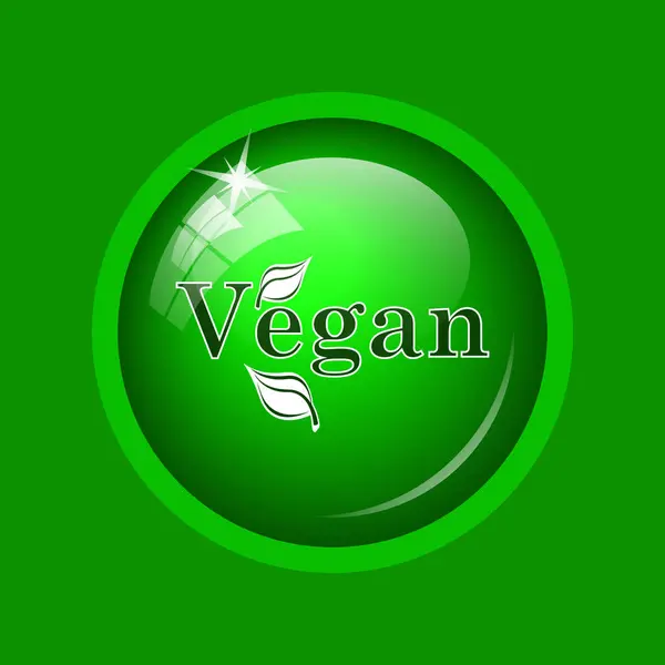 Icono vegano — Foto de Stock